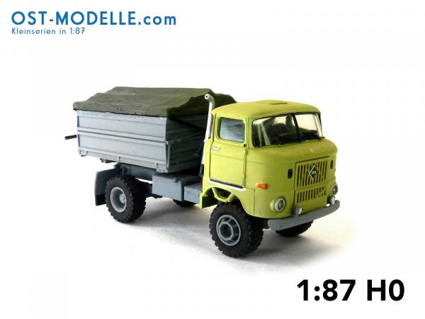 IFA W50LA ND 2-Seitenkipper geschlossener Plane